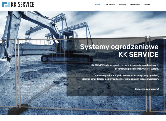 nowa strona internetowa KK Service
